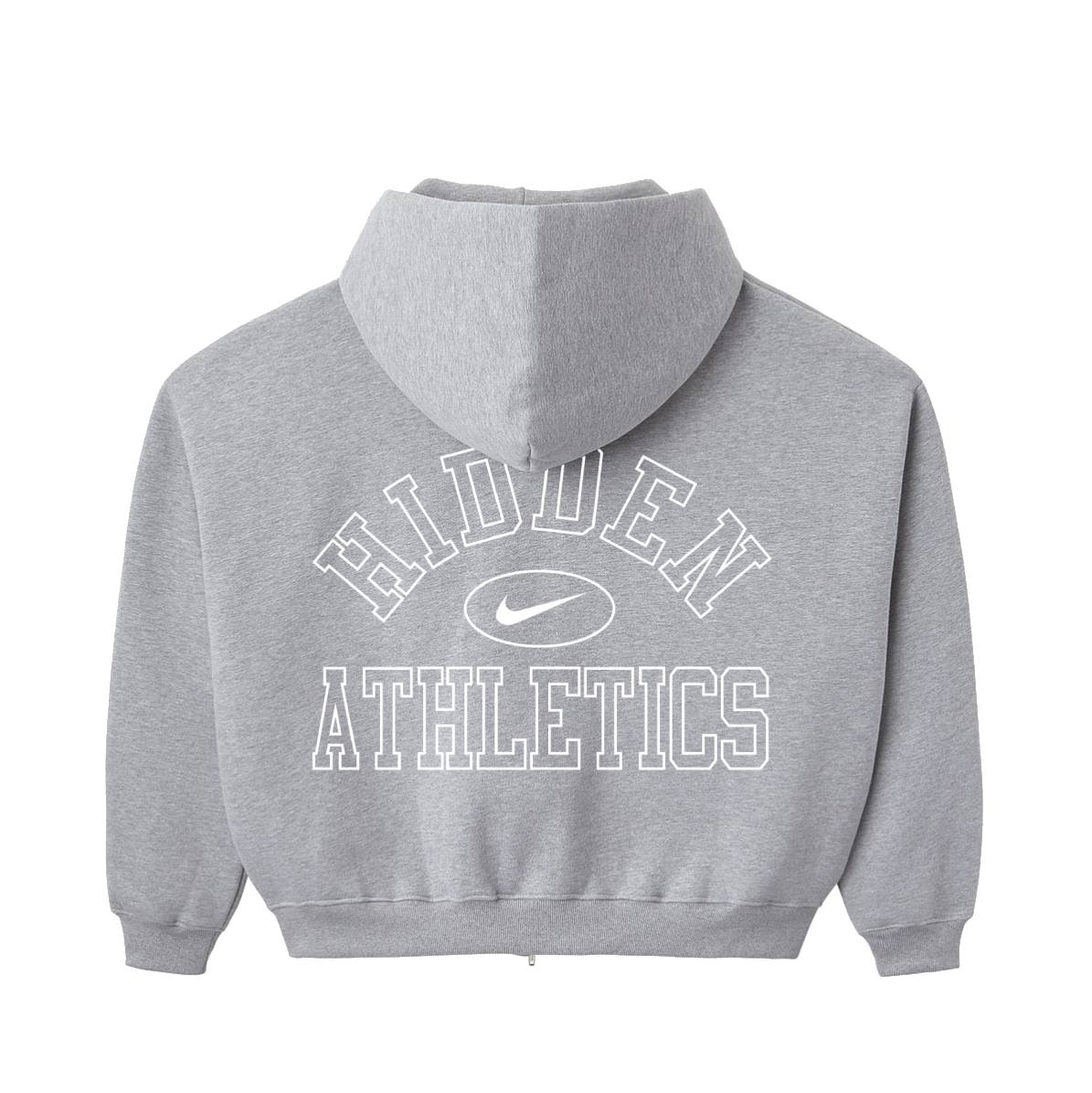 Hidden Athletics Gray Zip Up